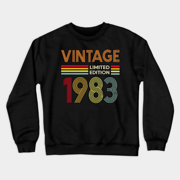 Vintage 1983 Limited Edition Crewneck Sweatshirt by Kontjo